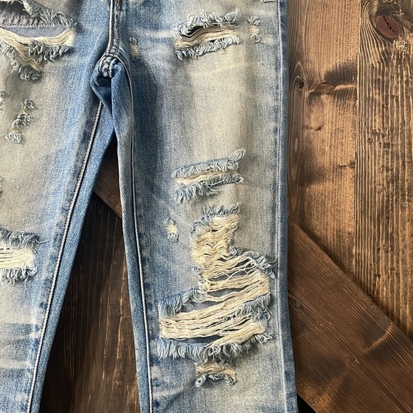 FREE PEOPLE x Sandrine Rose Butterfly Straight Leg Jeans - Picture 5 of 10